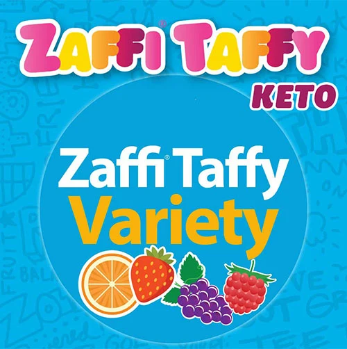 Zaffi Taffy Sugar-Free Chewy Keto Candy – Bulk Tooth-Friendly Candy