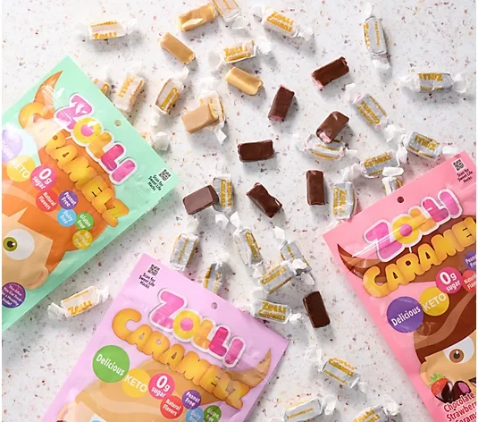 Zolli Sugar Free Caramels Flavor Duos
