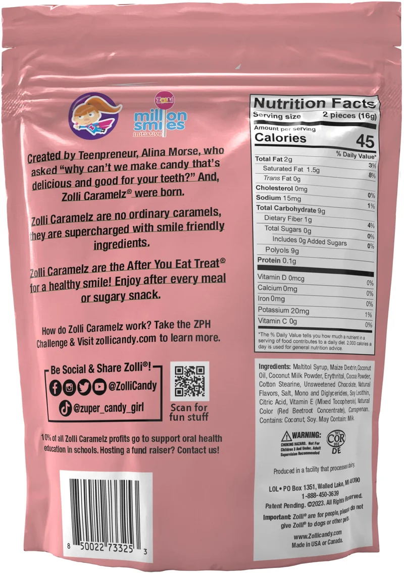Zolli Sugar Free Caramels Flavor Duos