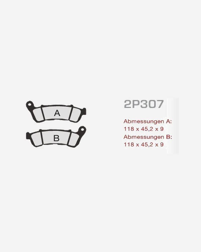 Plaquettes Nissin 2P-307ST