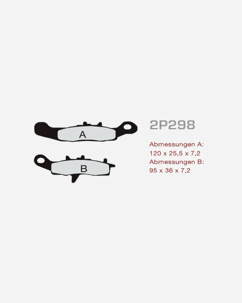 Plaquettes Nissin 2P-298STMX