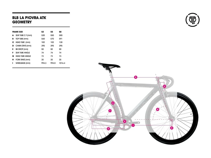 Vélo fixie et single speed BLB La Piovra ATK