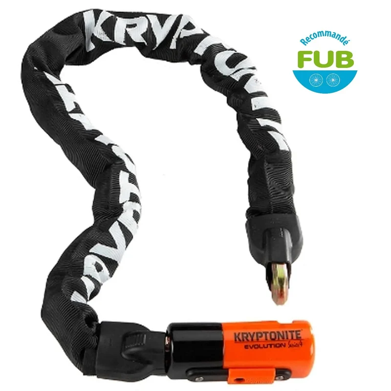 KRYPTONITE Chaîne Evolution 1012-120cm - chaîne antivol Kryptonite 120cm