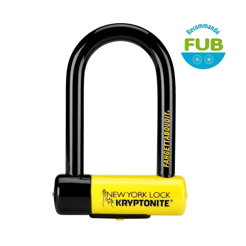 KRYPTONITE U New York Fahgettaboudit - antivol haute sécurité vélo