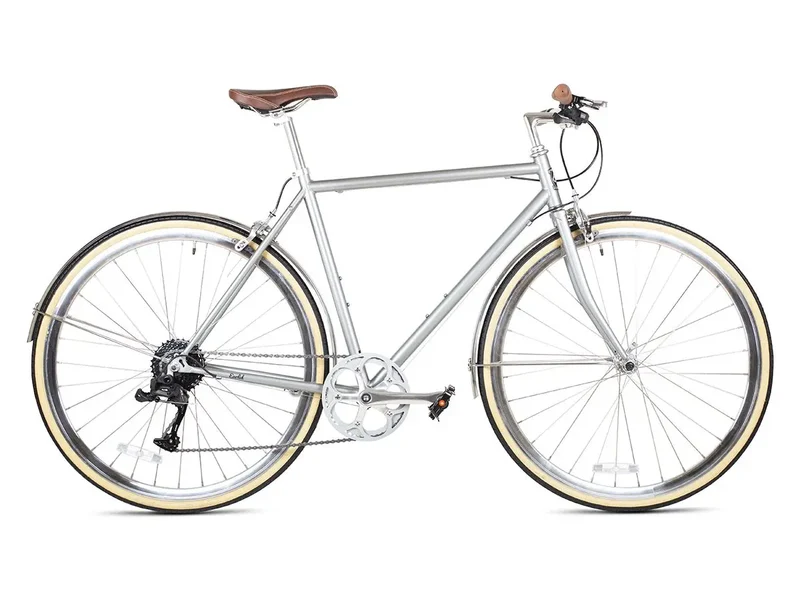 Vélo de ville 8 vitesses 6KU Odyssey -Argent Brandford