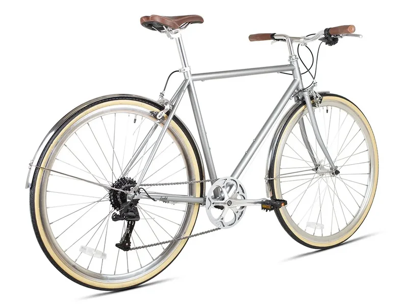 Vélo de ville 8 vitesses 6KU Odyssey -Argent Brandford