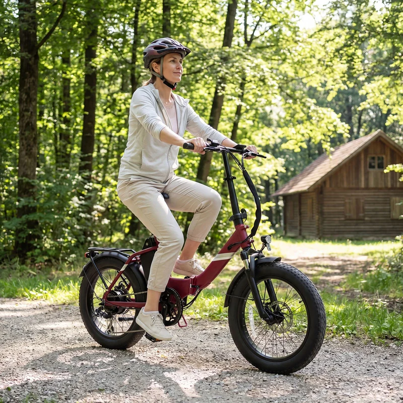 Touroll S3 Folding Fat Tire Electric Bike