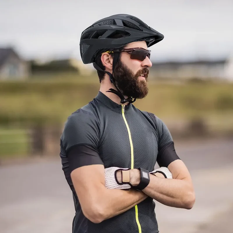 Bike Helmet with LED Light