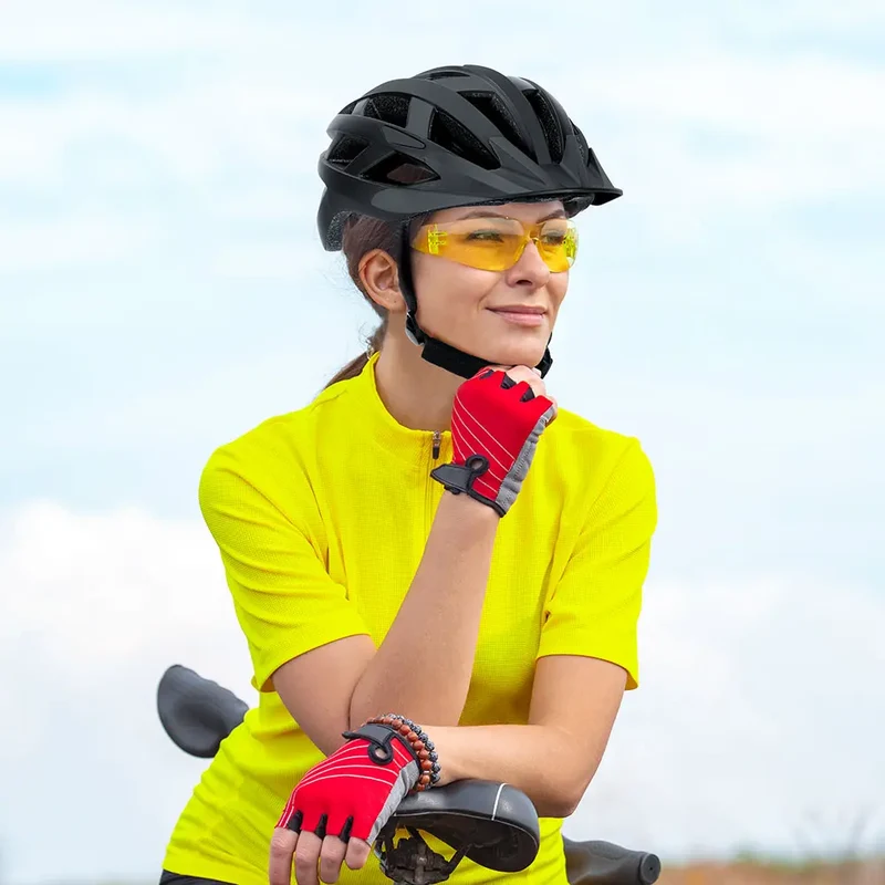 Bike Helmet with LED Light