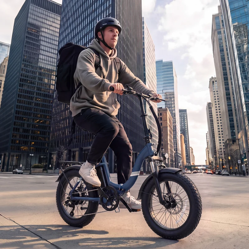 Touroll S2/S2 Pro Folding Fat Tire Electric Bike