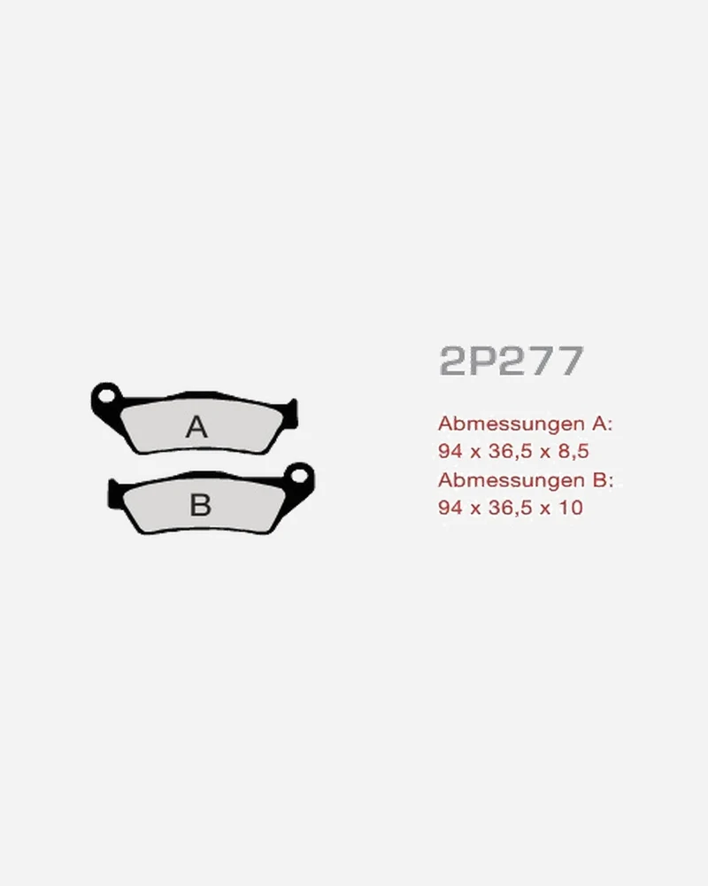 Plaquettes Nissin 2P-277NS