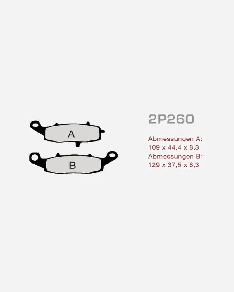Plaquettes Nissin 2P-260