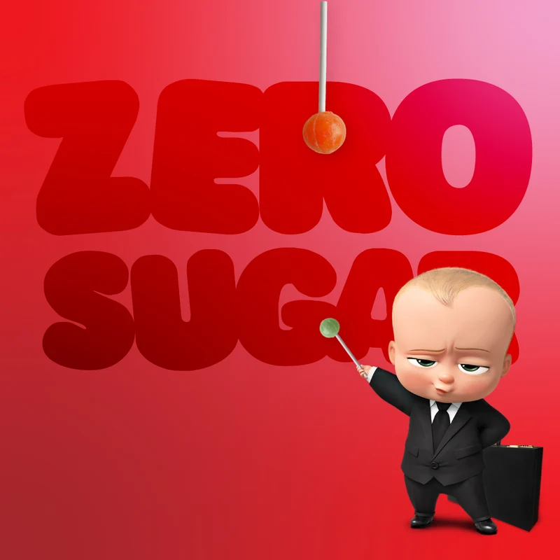 DreamWorks Boss Baby Zolli Ball Popz Sugar-Free Lollipops – Tooth-Friendly Candy, Assorted Fruit