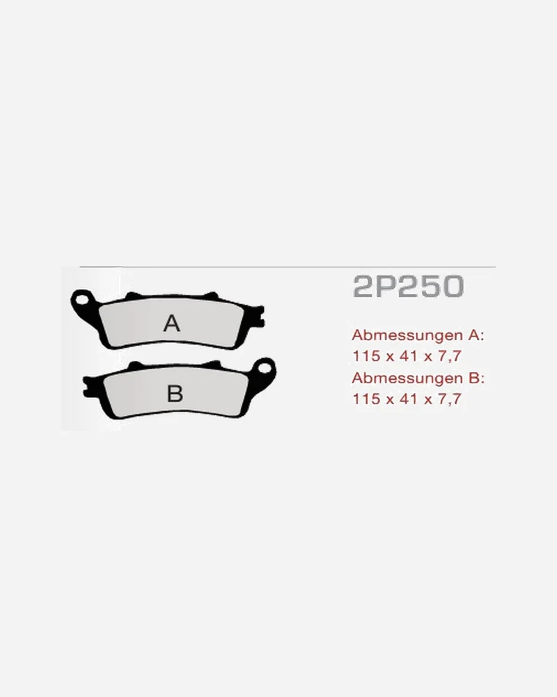 Plaquettes Nissin 2P-250ST/F1