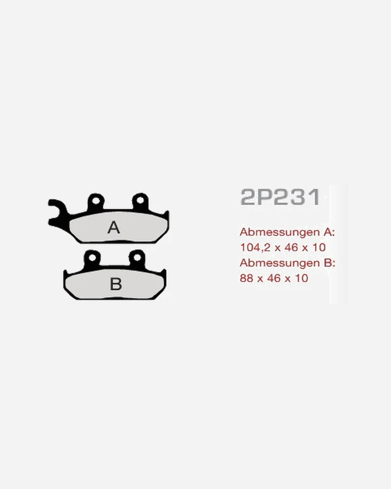 Plaquettes Nissin 2P-231
