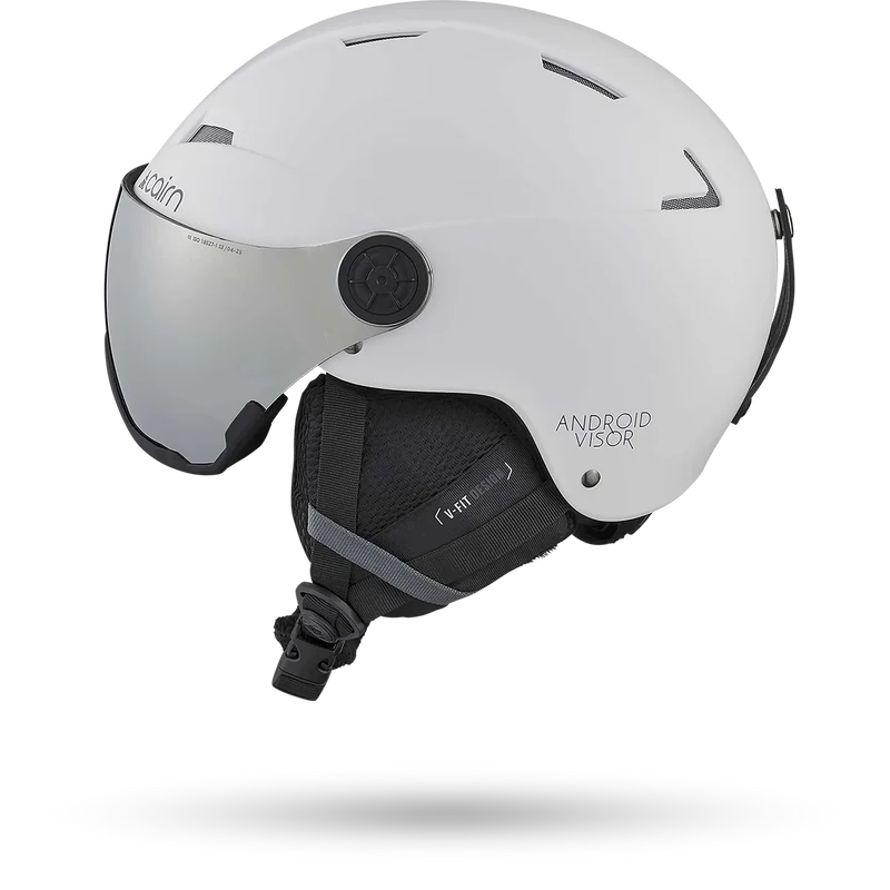 ANDROID VISOR MAT WHITE GRAY
