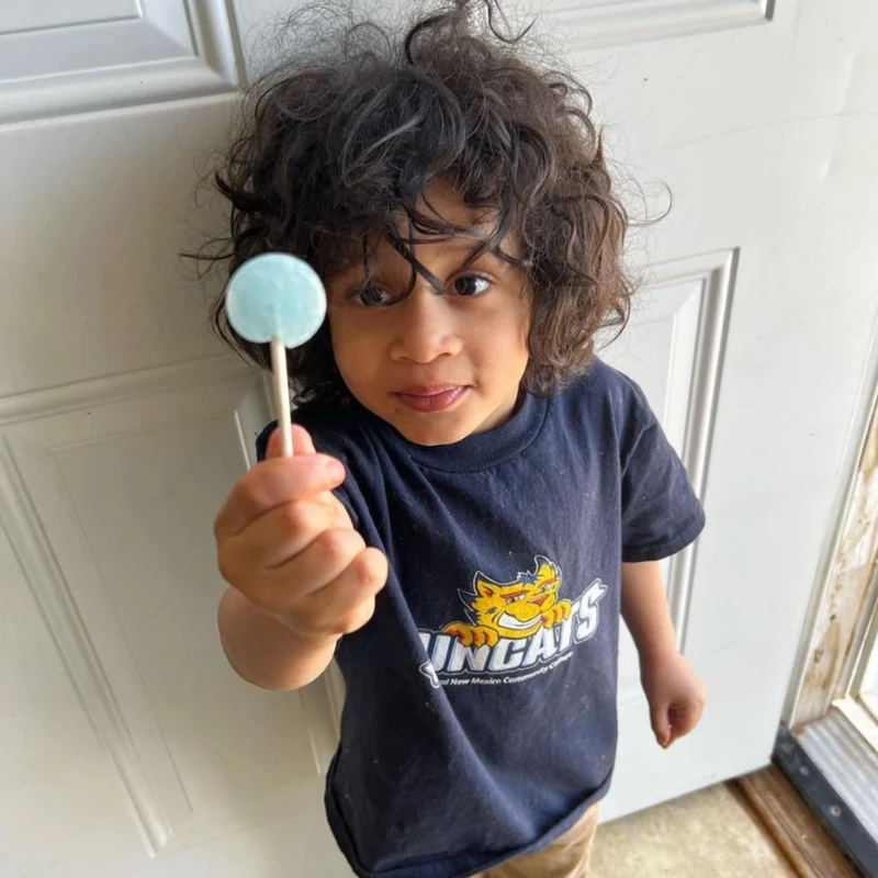 Zollipops Sugar-Free Lollipops – Tooth-Friendly Candy, Blue Raspberry, 3.1oz Bag
