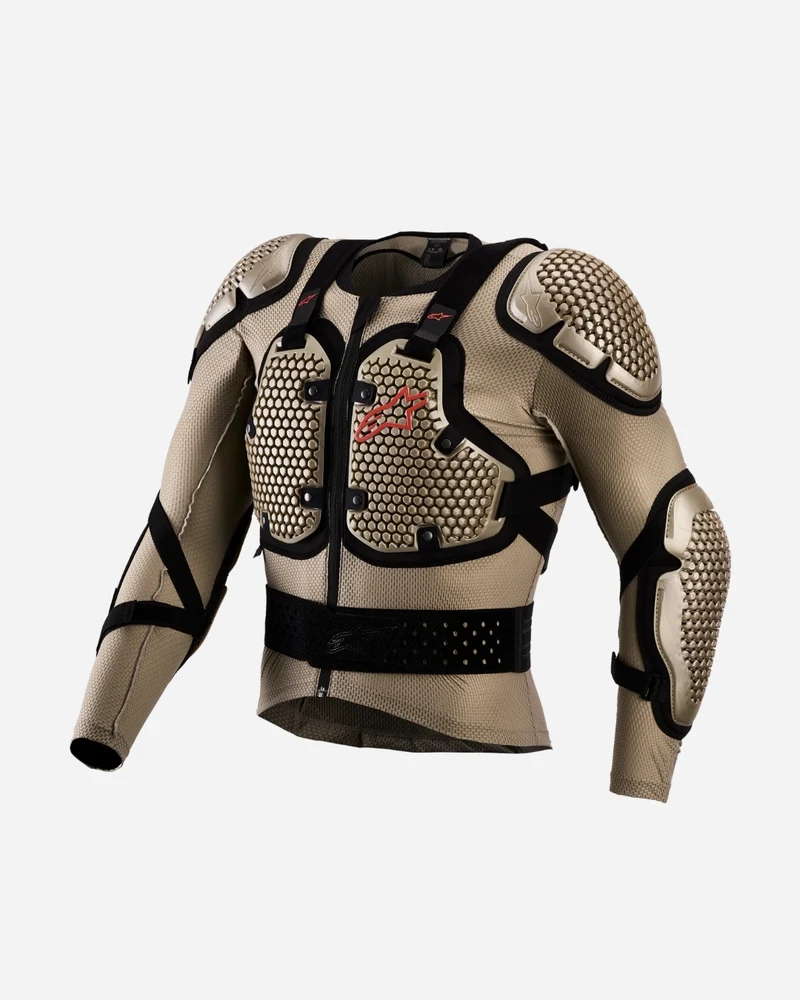 Veste de protection Alpinestars Bionic Action V3 - Aluminium/Noir/Rouge fluo