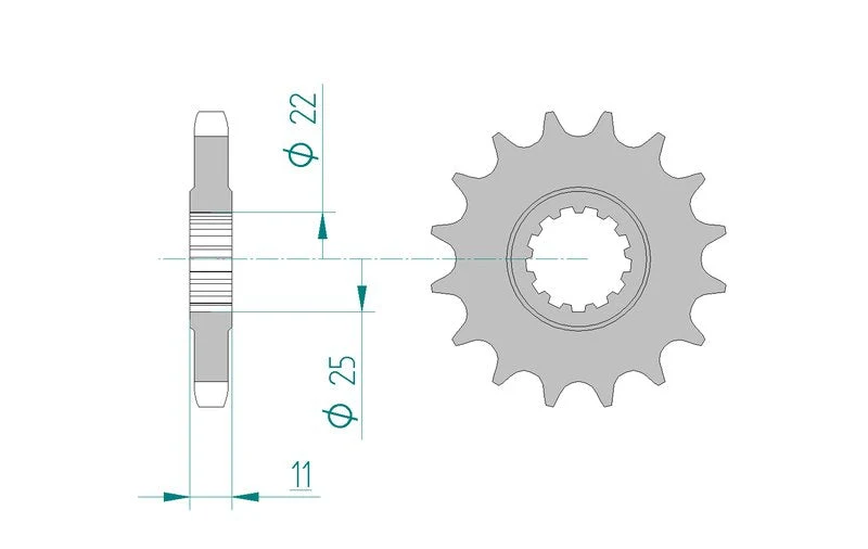 Kit chaîne AFAM Yamaha FZ 750