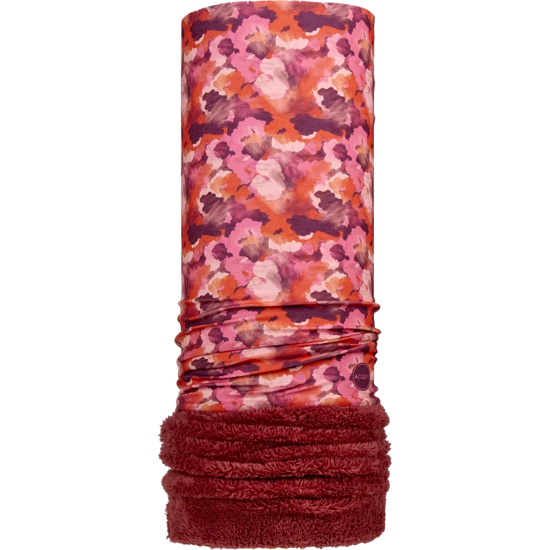 MALAWI POLAR PLUSH JUNIOR BURGUNDY FLOWER