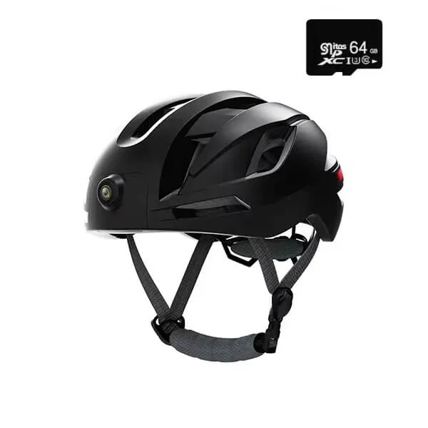 VisionGuard™ | Casque velo avec caméra HD intégrée et éclairage intelligent directionnel