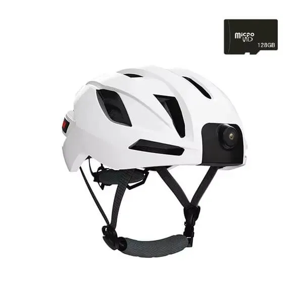 VisionGuard™ | Casque velo avec caméra HD intégrée et éclairage intelligent directionnel