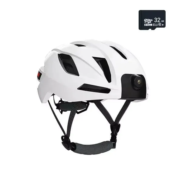 VisionGuard™ | Casque velo avec caméra HD intégrée et éclairage intelligent directionnel
