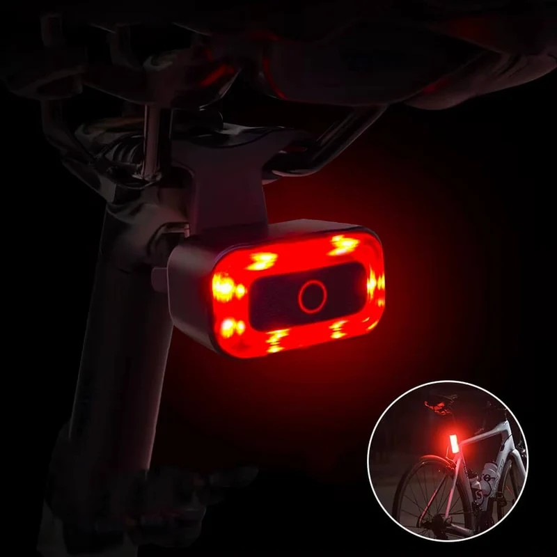 Lumina™ | Feu arriere velo intelligent avec détection de freinage et autonomie prolongée
