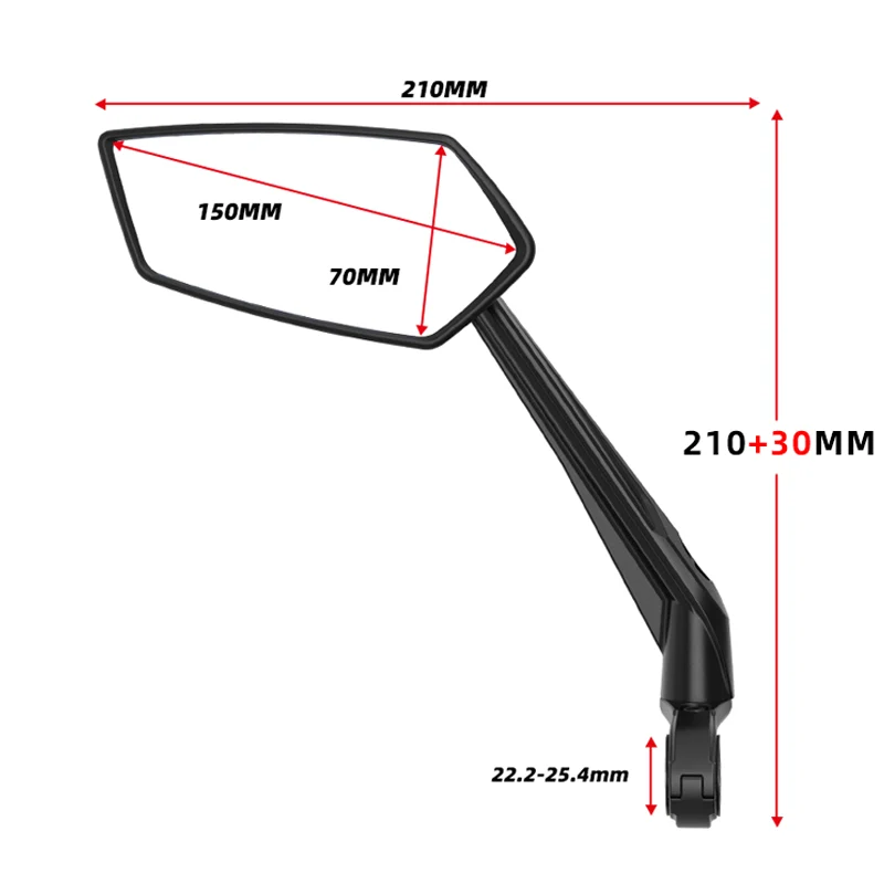 WideTrack™ | Retroviseur velo avec vision large et rotation 360° précise