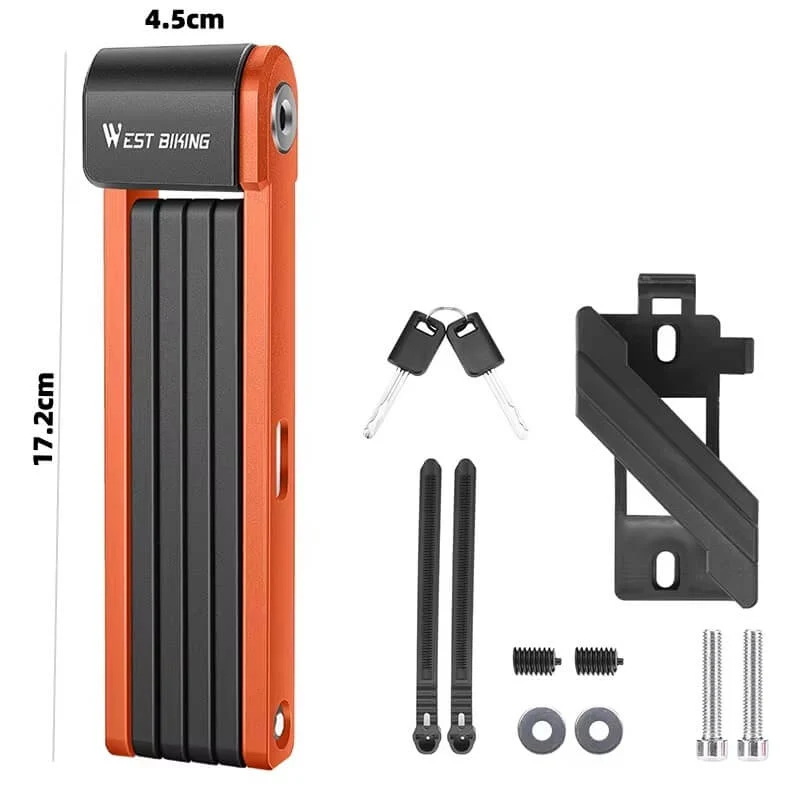 VeloDefender™ | Antivol velo pliable avec protection renforcée et format compact