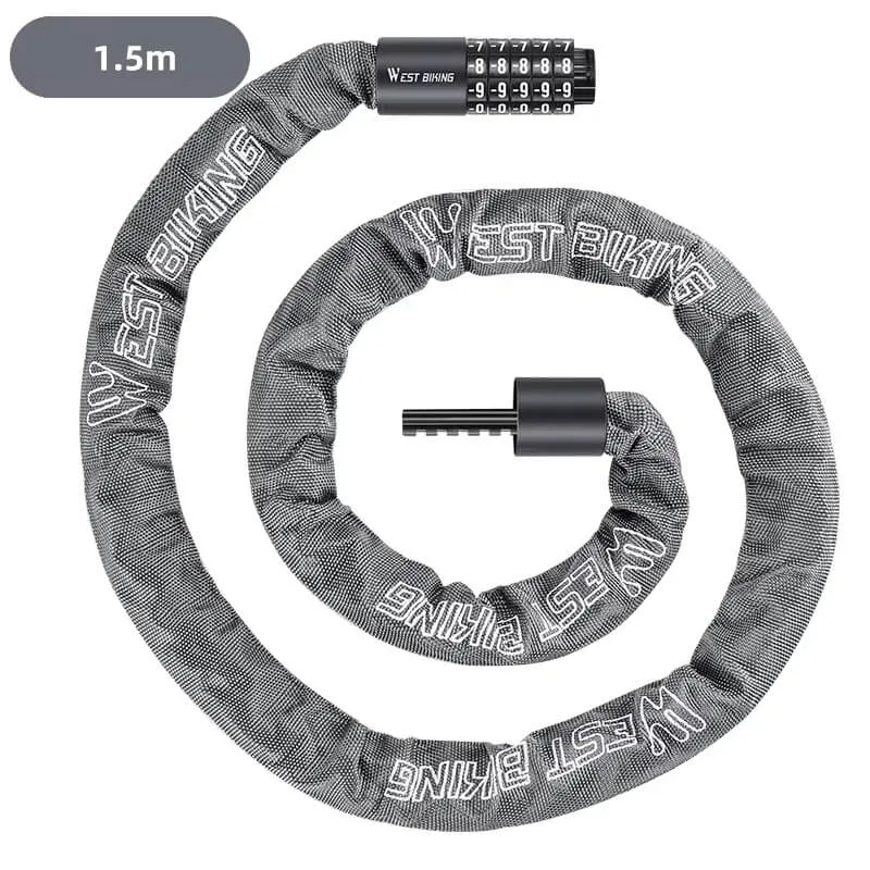 IronLoop™ | Antivol velo haute résistance avec code sécurisé et revêtement anti rayures