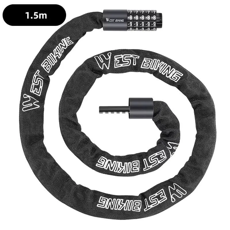 IronLoop™ | Antivol velo haute résistance avec code sécurisé et revêtement anti rayures