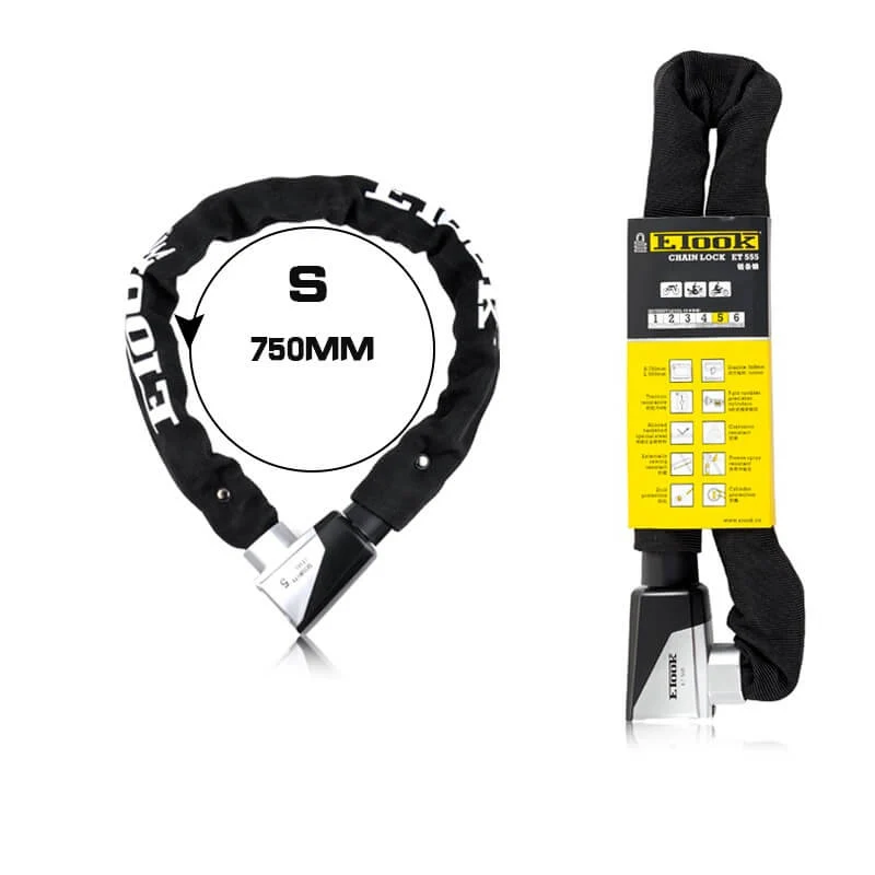 GripGuard™ | Antivol velo avec chaîne résistante et revêtement anti-rayures