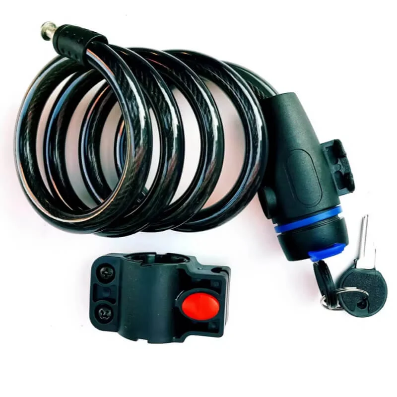 SecureLink™ | Antivol velo avec câble flexible et revêtement anti-rayures compact
