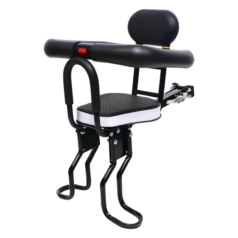 FirstRide™ | Siege enfant velo avec position frontale rassurante et assise sécurisée
