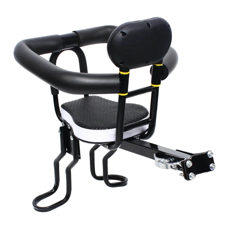 FirstRide™ | Siege enfant velo avec position frontale rassurante et assise sécurisée