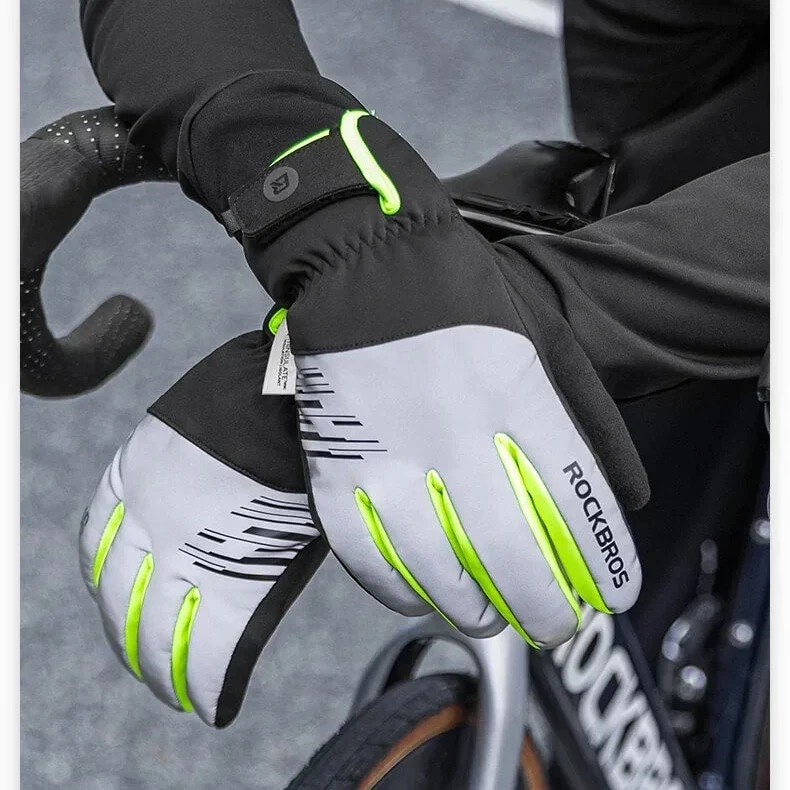 VeloTherm™ | Gants velo hiver avec doublure chaude et maintien optimal du guidon