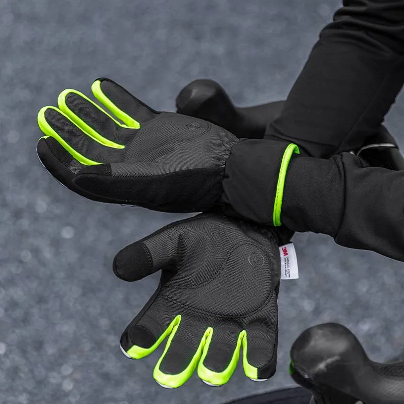 VeloTherm™ | Gants velo hiver avec doublure chaude et maintien optimal du guidon