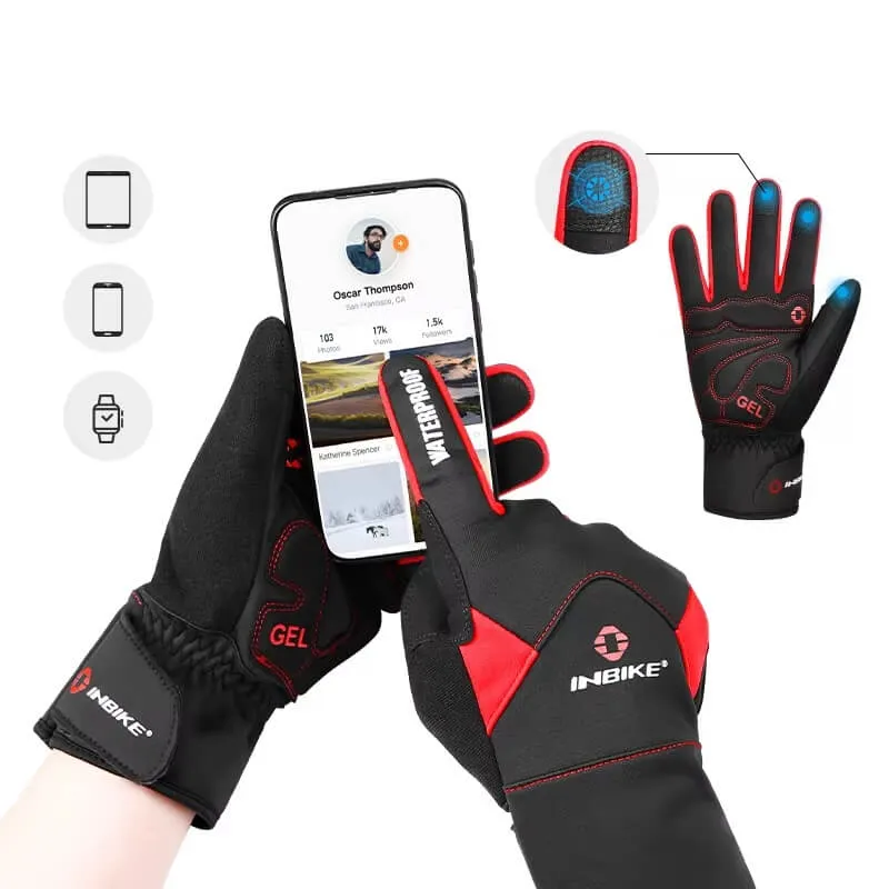 FreezeLock™ | Gants velo hiver avec chaleur durable et barrière imperméable