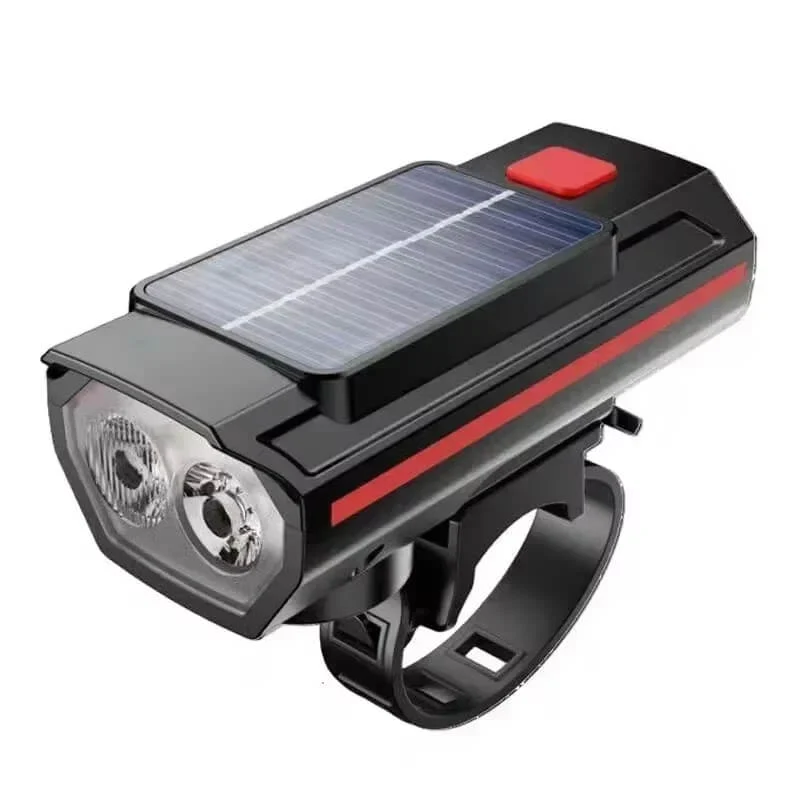 Nocto™ | Eclairage velo solaire avec klaxon intégré pour une autonomie longue durée