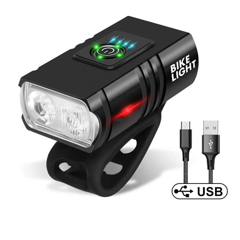 LumiX™ | Eclairage velo avec 6 modes d’éclairage et batterie rechargeable
