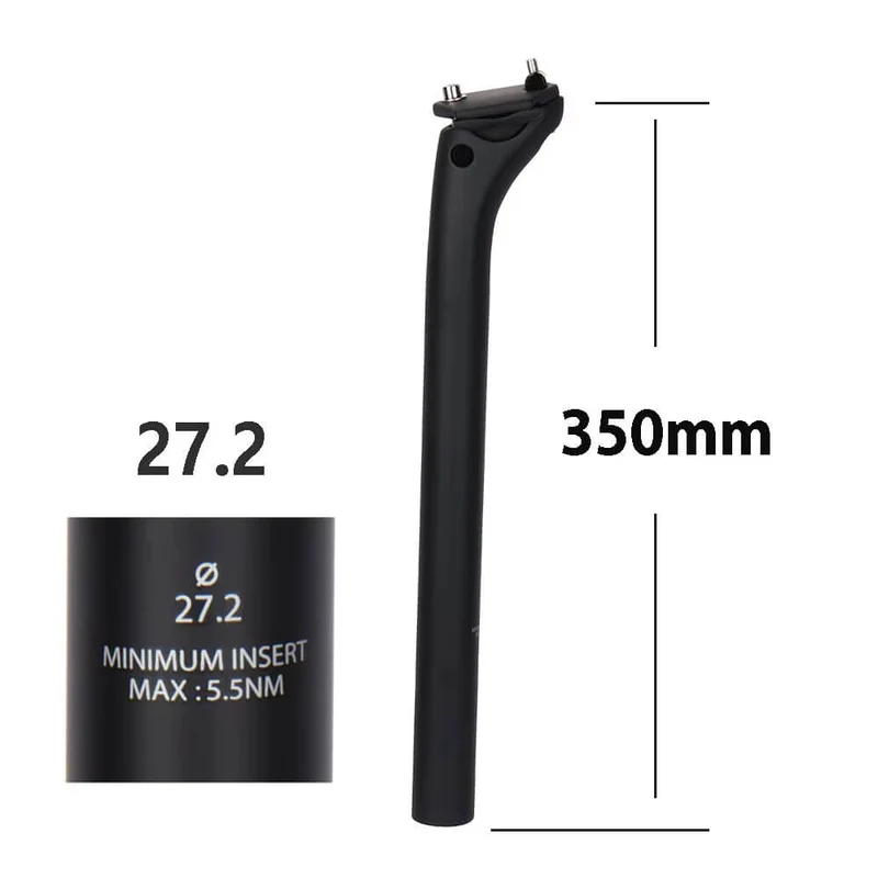 StraightTrack™ | Tige de selle en carbone légère avec maintien stable et confort longue distance