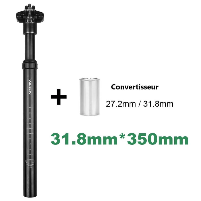 AbsorbiX™ | Tige de selle suspendue avec absorption renforcée et confort ajustable