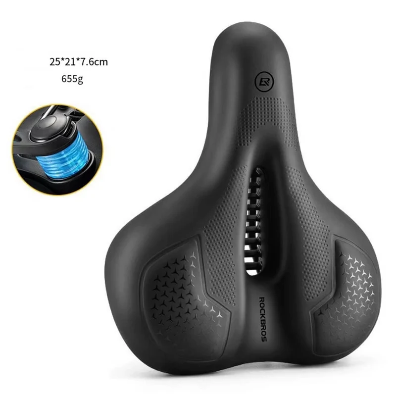 ZenRide™ | Selle velo confort avec suspension intégrée et ventilation optimisée
