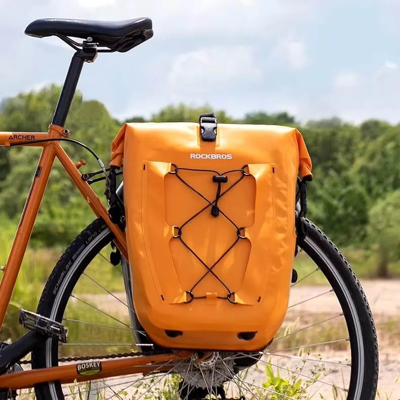 CargoTrail™ | Sacoche velo porte bagage extensible et 100 % imperméable 25-32L