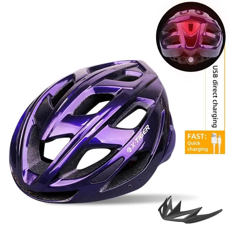 GlideTech™ | Casque velo avec éclairage arrière intégré et ventilation renforcée pour plus de sécurité