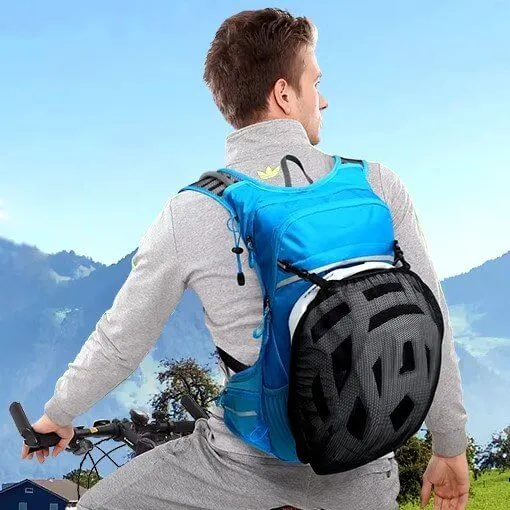 BackTrail™ | Sac a dos velo étanche et confortable 16L avec sac d'eau 2L