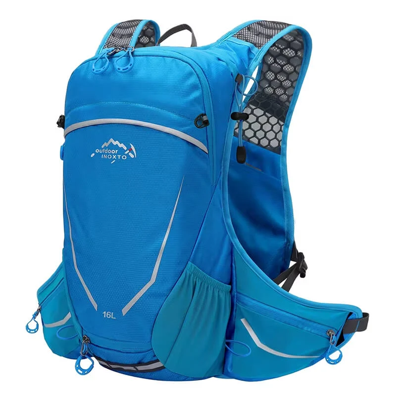 BackTrail™ | Sac a dos velo étanche et confortable 16L avec sac d'eau 2L
