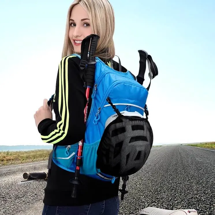 BackTrail™ | Sac a dos velo étanche et confortable 16L avec sac d'eau 2L