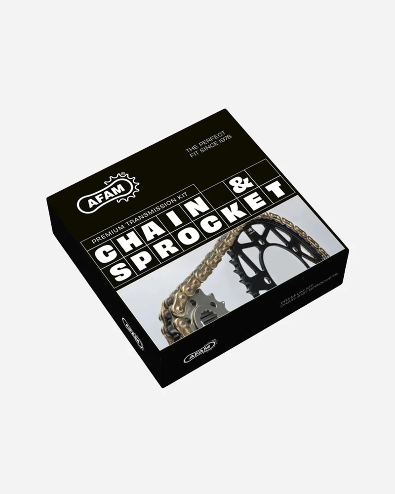 Kit chaîne AFAM aluminium Kawasaki KX 125